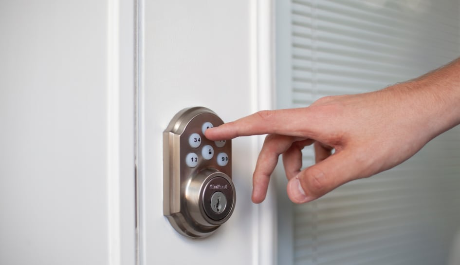 ADT smartlock on a Columbia home